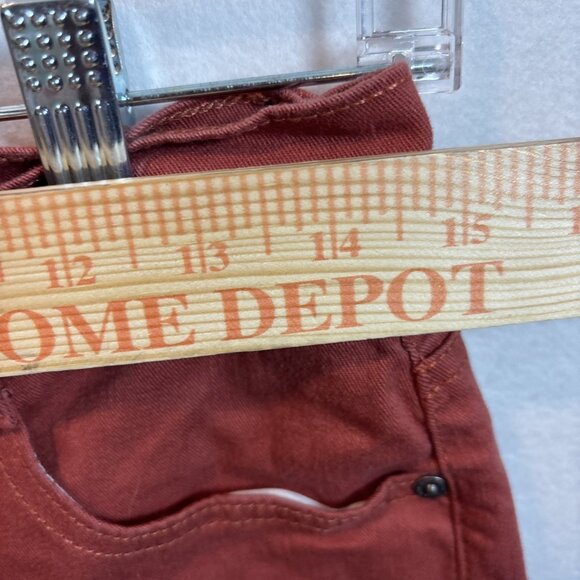 Style & Co Slim Leg Jeans Women's 8P Orange  Dark Wash Stretch High-Rise - Picture 3 of 11